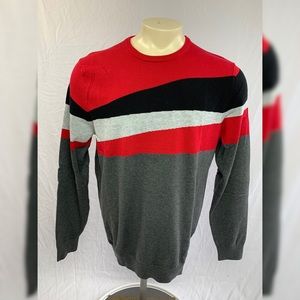 Alfani Colorblock Sweater Size L